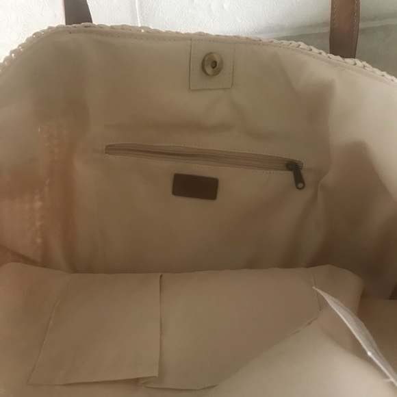 Style & Co Straw Patriotic Tote NWT - Picture 9 of 10